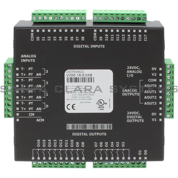 Unitronics V200-18-E3XB Snap-in I/O module Product Image