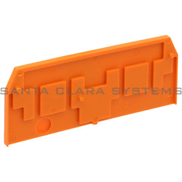Wago 280-326 End Plate | Orange | 2800326 Product Image