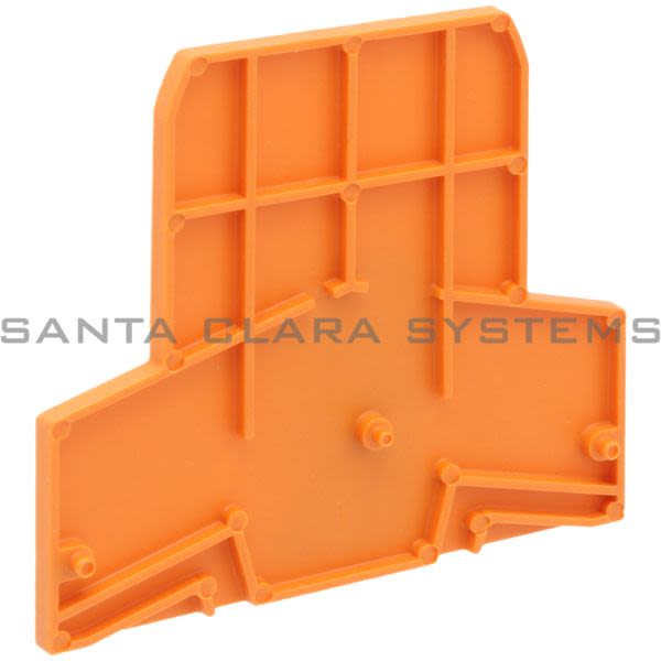 Wago 281-309  End Plate | Orange | 2810309 Product Image
