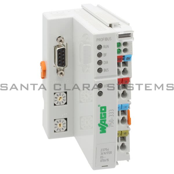 Wago 750-333 Fieldbus Coupler PROFIBUS DP Product Image