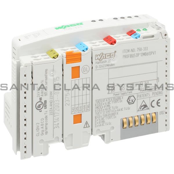 Wago 750-333 Fieldbus Coupler PROFIBUS DP Product Image