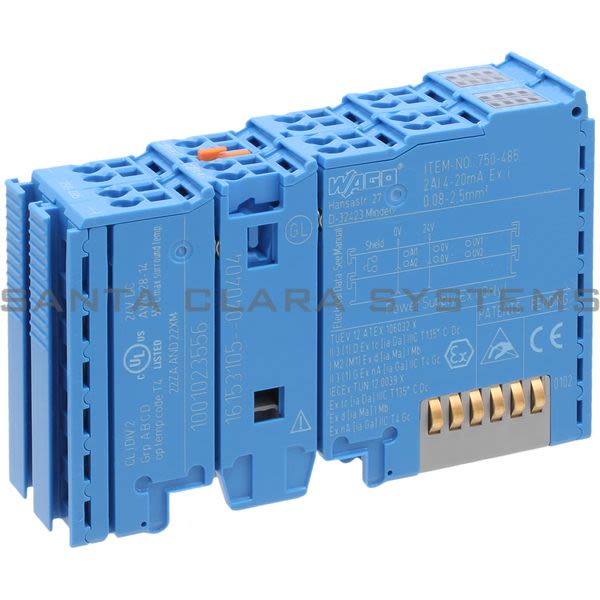 Wago 750-485 2-Channel Analog Input Product Image