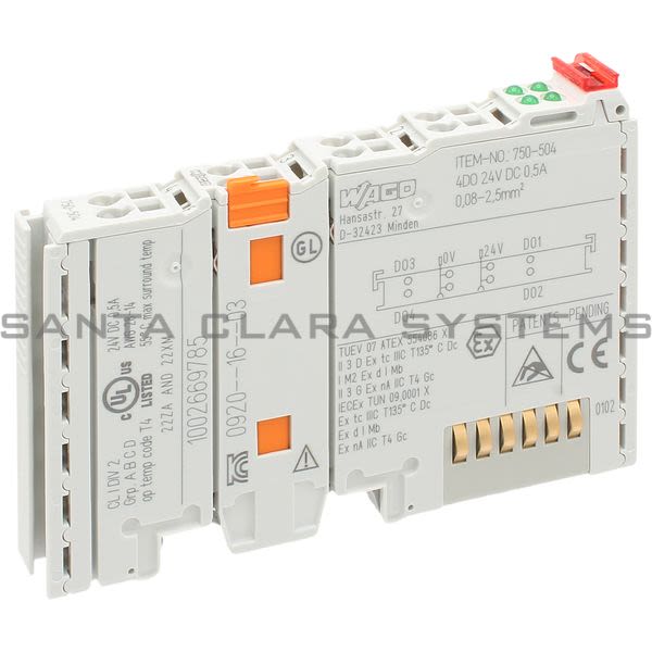 Wago 750-504 Output Module Product Image