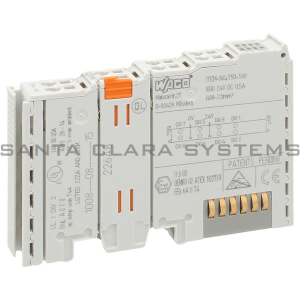 Wago 750-530 Short Circuit Protected Digital Output Module Product Image