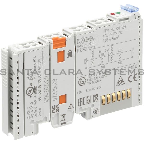 Wago 750-559 Analog Output Module Product Image