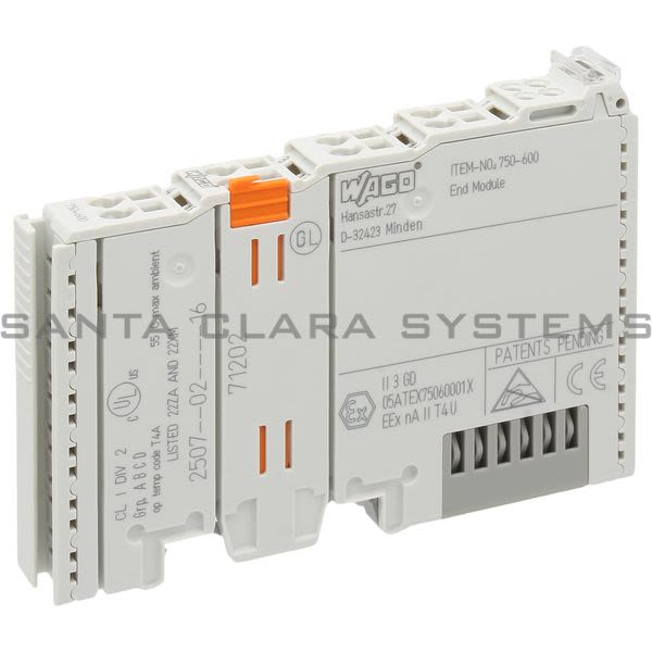 Wago 750-600 End Module Product Image