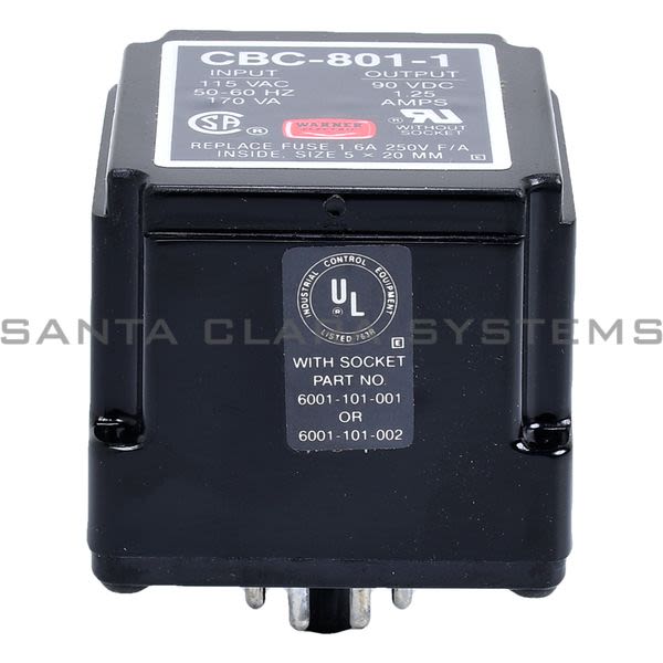 Warner Electric 6001-448-004 Plug-In Clutch/Brake Control | Cbc-801-1 Product Image