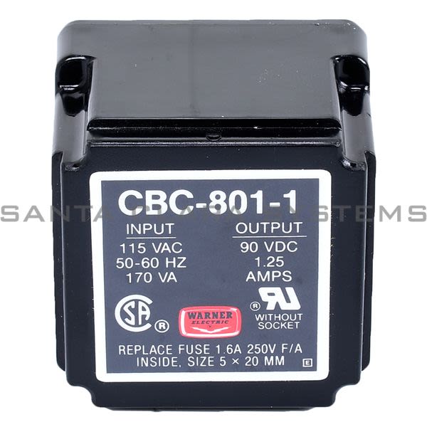 CBC8011 Warner Electric In stock and ready to ship Santa Clara Systems