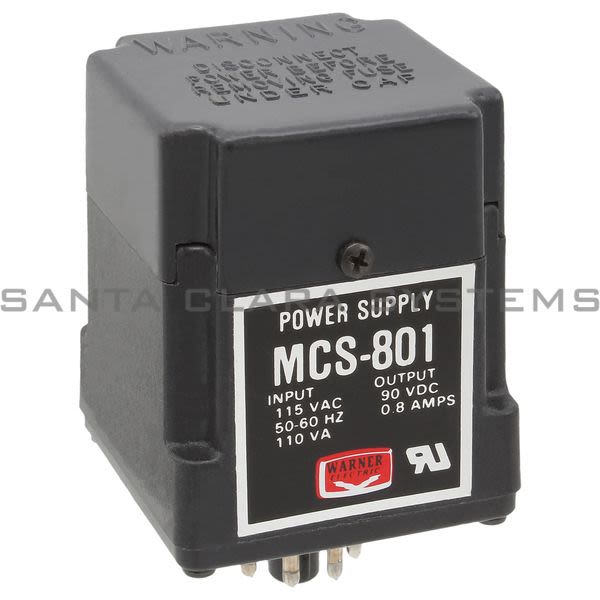 Warner Electric MCS-801 Power Supply Product Image