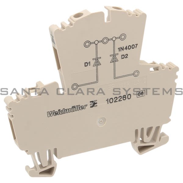 Weidmuller 1022600000 Terminal Block | WDK 2.5 2D 2.A Product Image