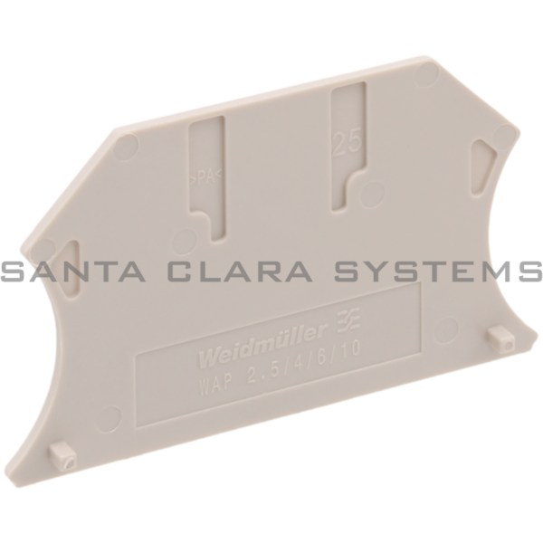 Weidmuller 1050000000 End Plate | WAP 2.5-10 Product Image
