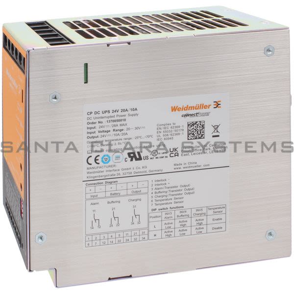 Weidmuller 1370050010 UPS Control Unit Product Image
