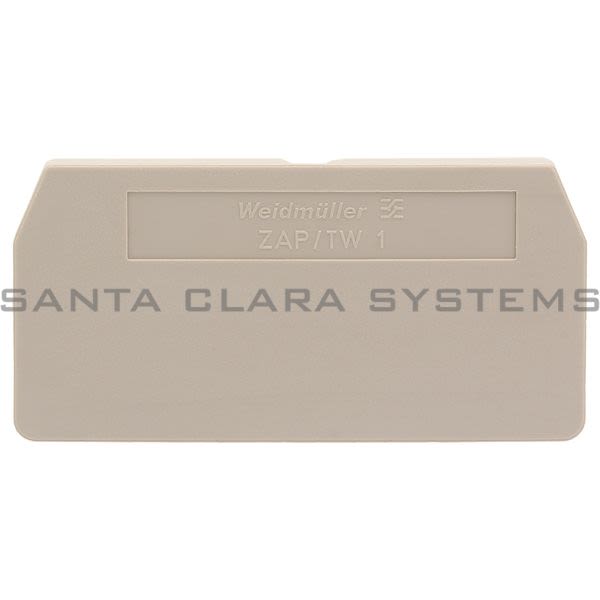 Weidmuller 1608740000 End Plate | ZAP/TW 1 Product Image