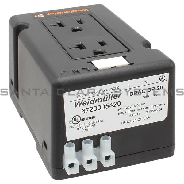 Weidmuller 6720005420 Receptacle Product Image