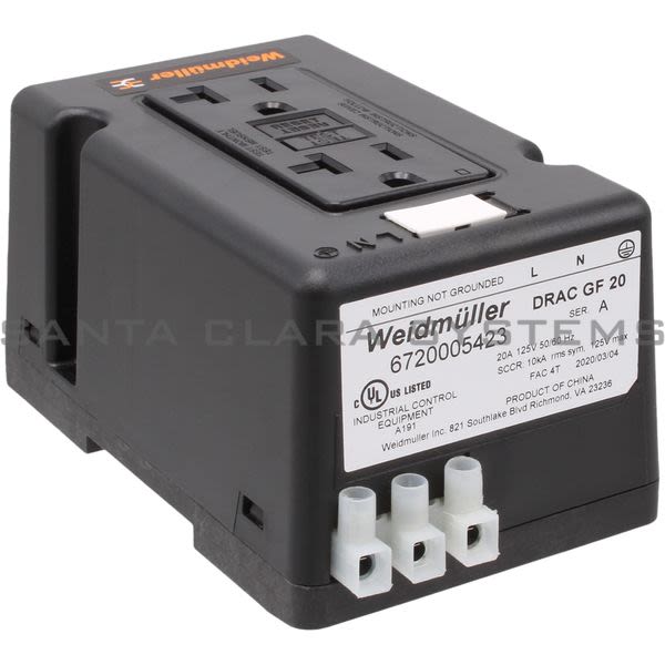 Weidmuller 6720005423 Outlet Receptacle Product Image