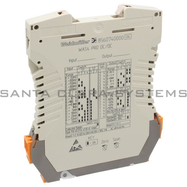 Weidmuller 8560740000 Signal Conductor | WAS4 PRO DC/DC Product Image