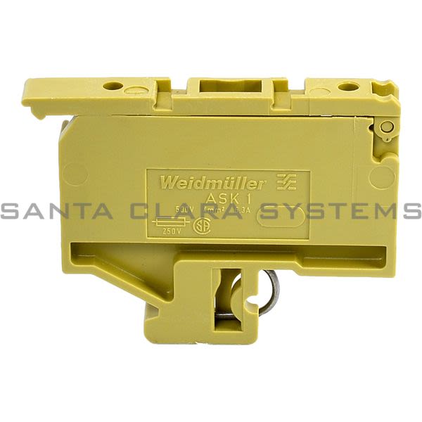Weidmuller ASK-1 Terminal Block Fused 6.3 AMP 500 VAC Product Image