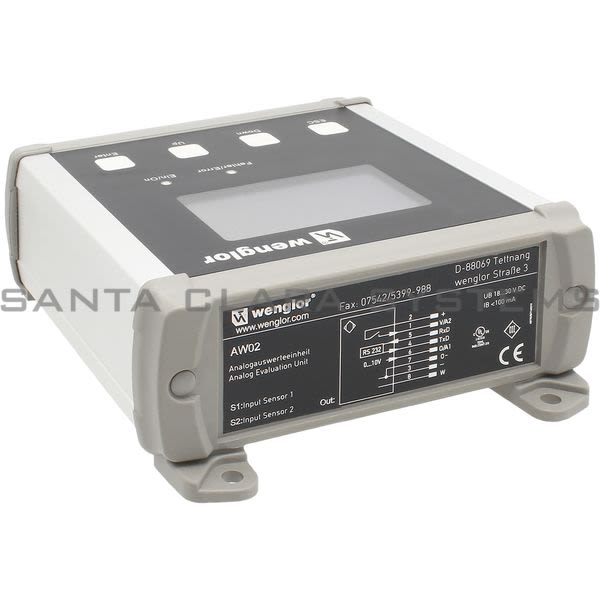 Wenglor AW02  Analog Evaluation Unit Menu Driven Product Image