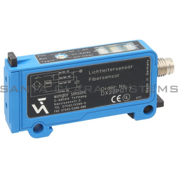 Wenglor DX22PCT7  Fiber Optic Cable Sensor Product Image