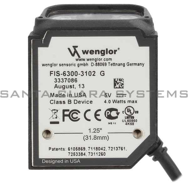 Wenglor FIS-6300-3102  Standard Density Untrascan Product Image