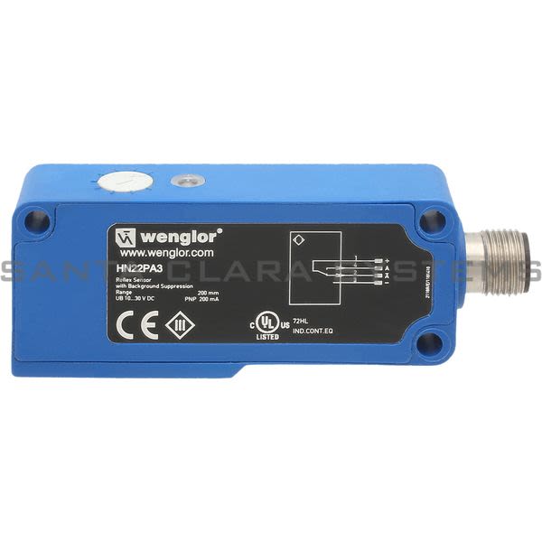 Wenglor HN22PA3 Reflex Sensor with Background Suppression Product Image