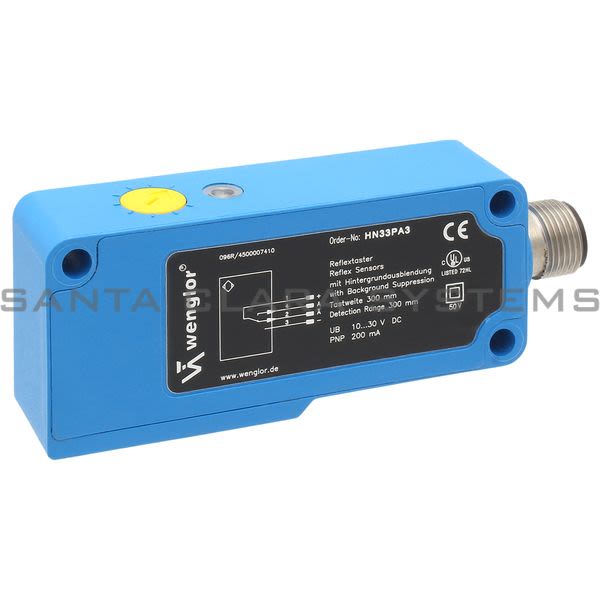 Wenglor HN33PA3  Reflex Sensor with Background Suppression Product Image