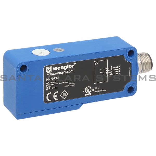 Wenglor HN70PA3 Reflex Sensor with Background Suppression Product Image