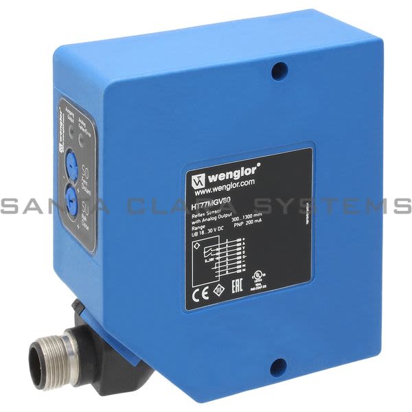 Wenglor HT77MGV80 Reflex Sensor with Analog Output Product Image