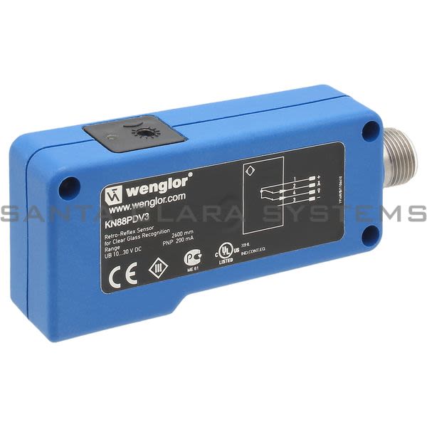 Wenglor KN88PDV3 Retro Reflex Sensor Product Image