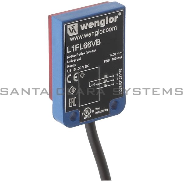 Wenglor L1FL66VB Retro-Reflex Sensor Product Image