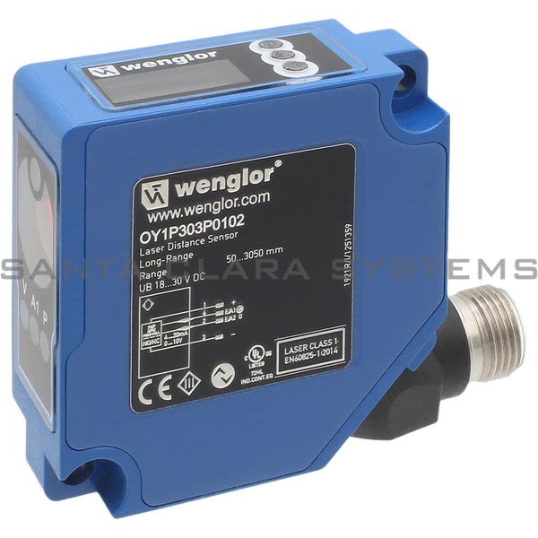 Wenglor OY1P303P0102 Laser Distance Sensor Time of Flight Product Image