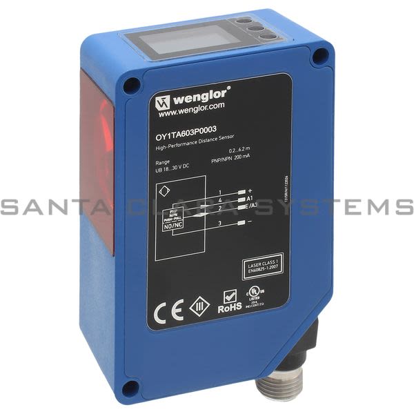 Wenglor OY1TA603P0003 Laser Distance Sensor Time of Flight Product Image