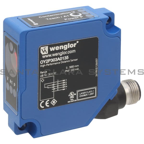 Wenglor OY2P303A0135 Laser Distance Sensor Time of Flight Product Image