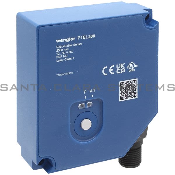 Wenglor P1EL200 Retro-Reflex Sensor With Light Band Product Image