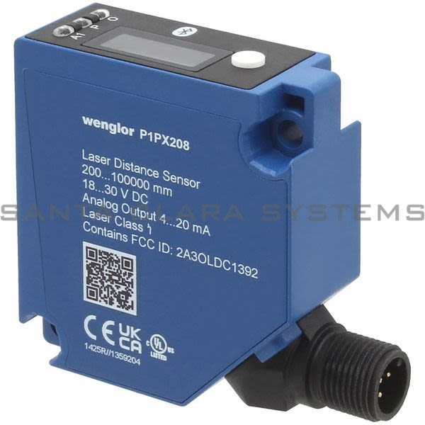 Wenglor P1PX208 Laser Distance Sensor Time of Flight Product Image