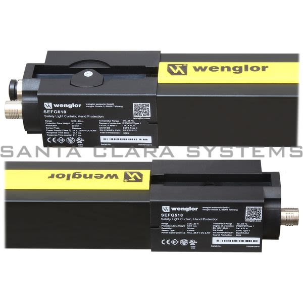 Wenglor SEFG418 Safety Light Curtain Set
 Product Image