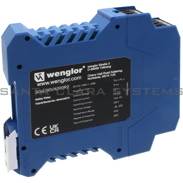 Wenglor SG4-00VA000R2 Safety Relay Product Image