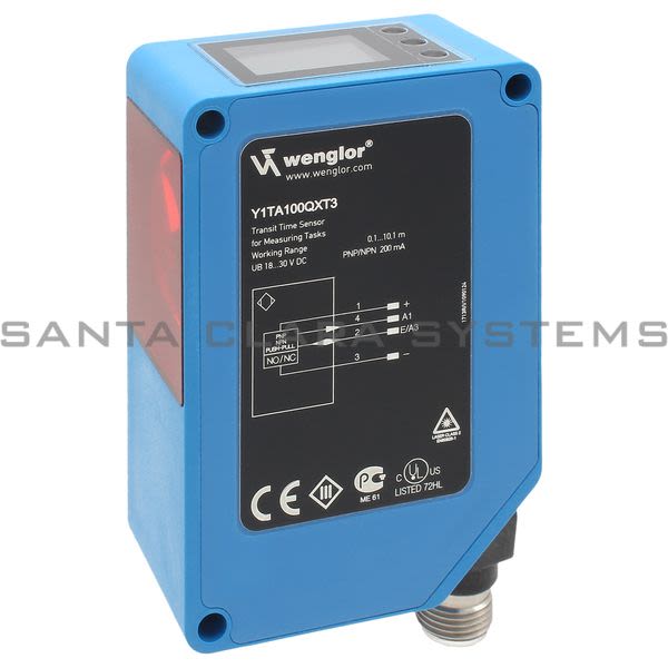 Wenglor Y1TA100QXT3 Laser Distance Sensor Time of Flight Product Image