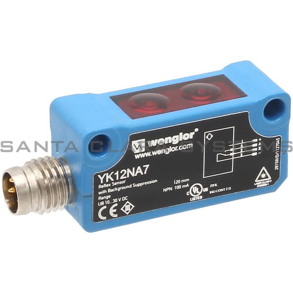 Wenglor YK12NA7 Reflex Sensor with Background Suppression Product Image