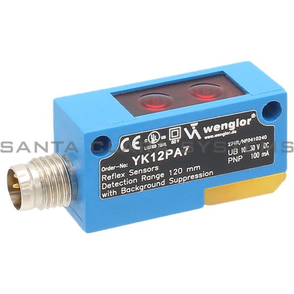 Wenglor YK12PA7 Reflex Sensor with Background Suppression Product Image
