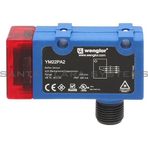 Wenglor YM22PA2 Reflex Sensor with Background Suppression Product Image