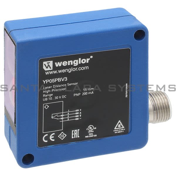Wenglor YP05PBV3 Laser Distance Sensor Triangulation Product Image