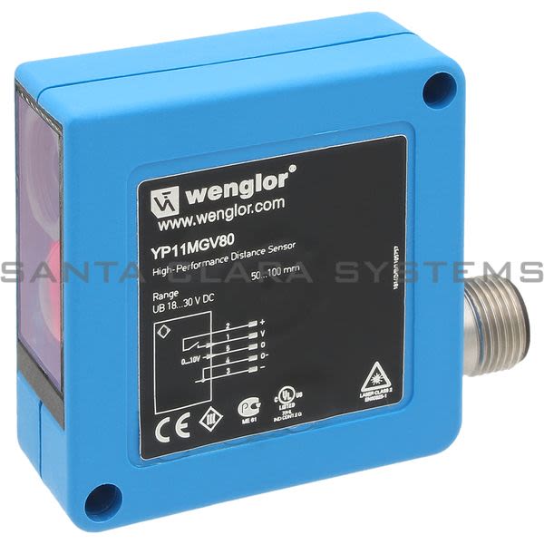 Wenglor YP11MGV80  Laser Distance Sensor Triangulation Product Image