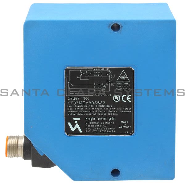 Wenglor YT87MGV80S633 Proximity Sensor Product Image
