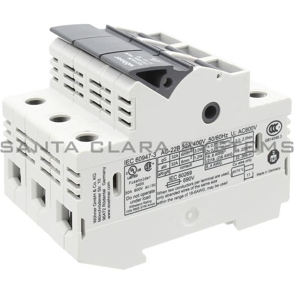 Wohner 31133  HOLDER FOR CYLINDRICAL FUSES Product Image