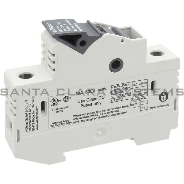 Wohner 31298  Fuse Holder  1P - 30A Product Image