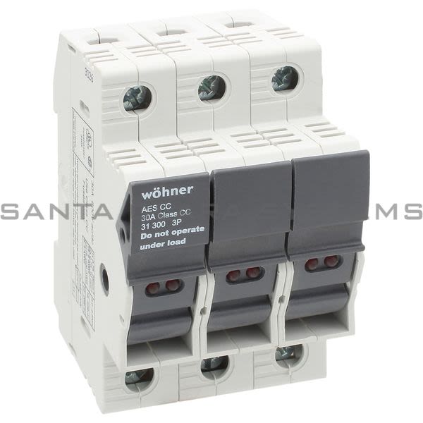 Wohner 31300  Fuse Holder 3P - 30A Product Image