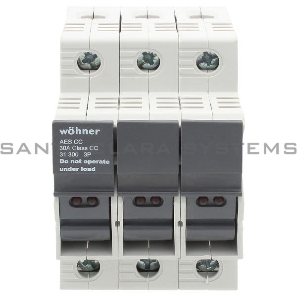 Wohner 31300  Fuse Holder 3P - 30A Product Image