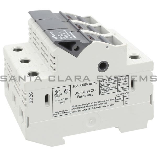 Wohner 31300  Fuse Holder 3P - 30A Product Image