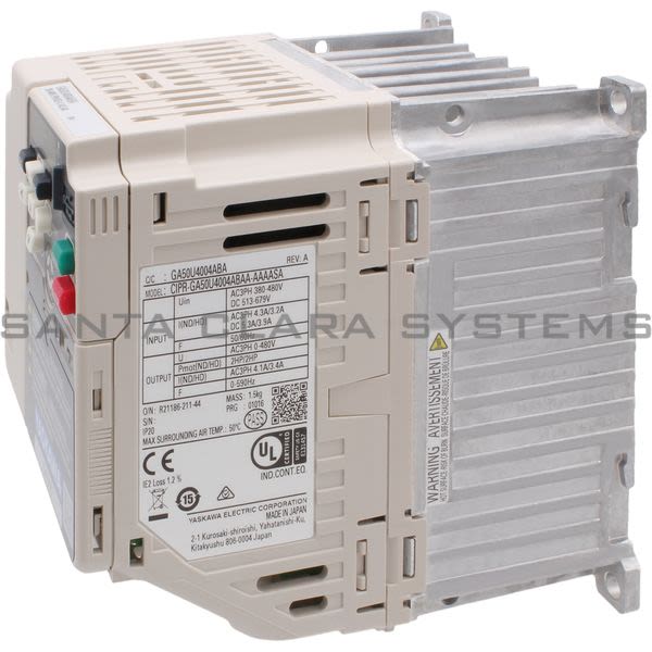 Yaskawa GA50U4004ABA GA500 AC Drive Product Image